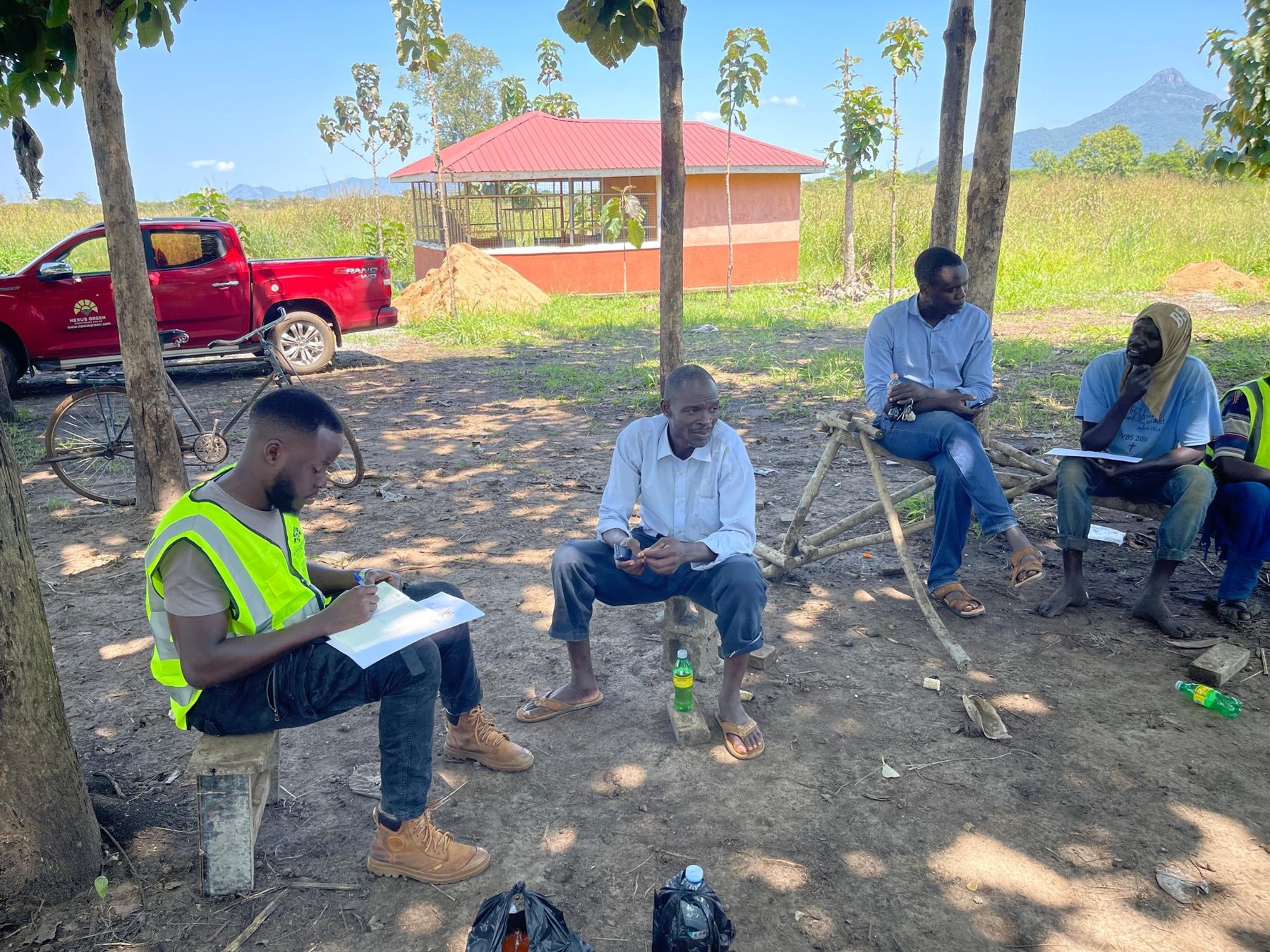 Community consultation with field team and local stakeholders